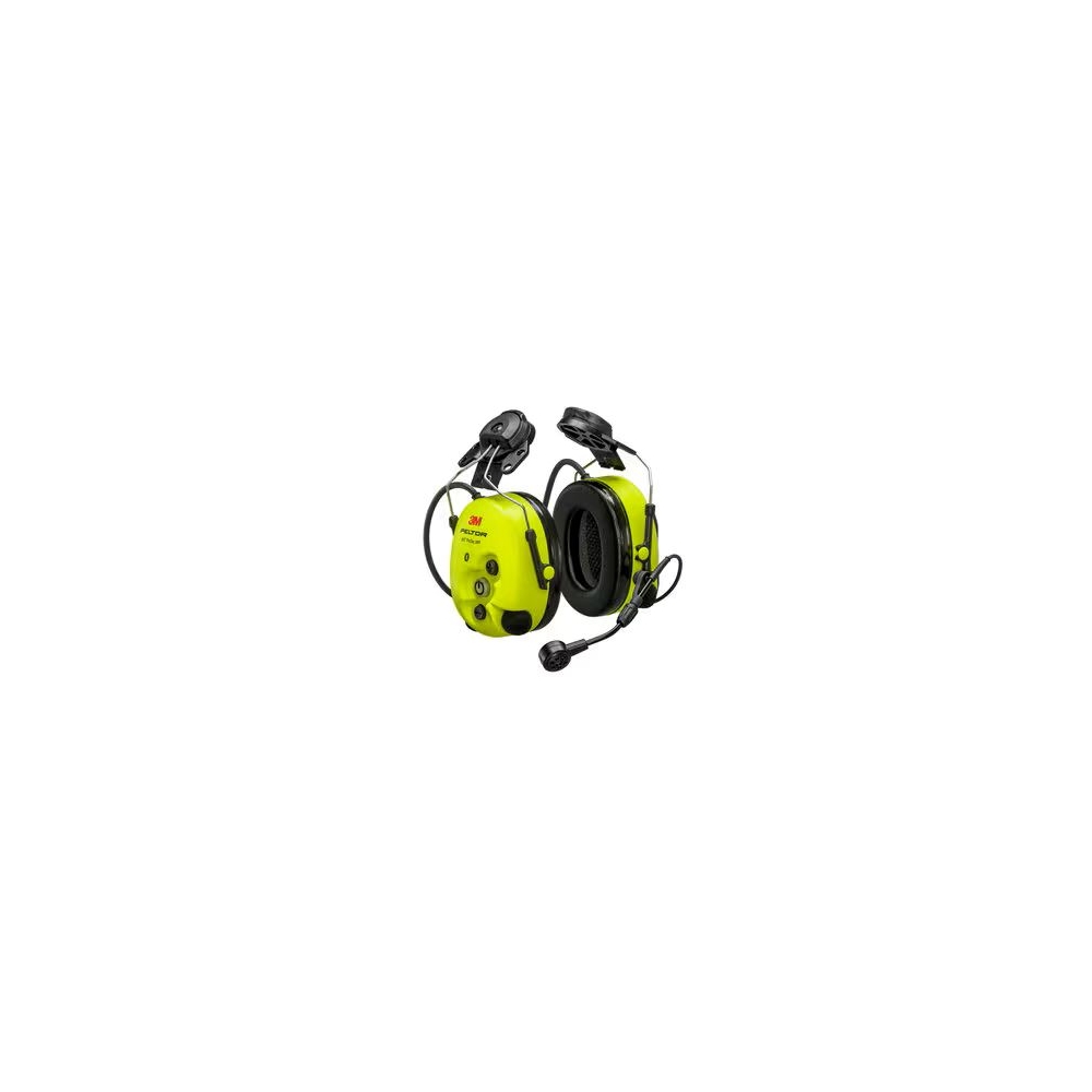 Cuffie auricolari SMT15H7P3EW56 3M, PELTOR, colore giallo fluo,  con attacco per elmetto