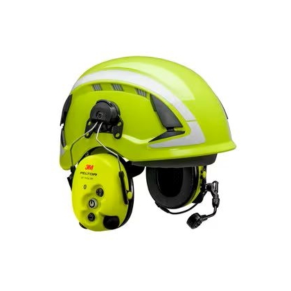 Cuffie auricolari SMT15H7P3EW56 3M, PELTOR, colore giallo fluo,  con attacco per elmetto