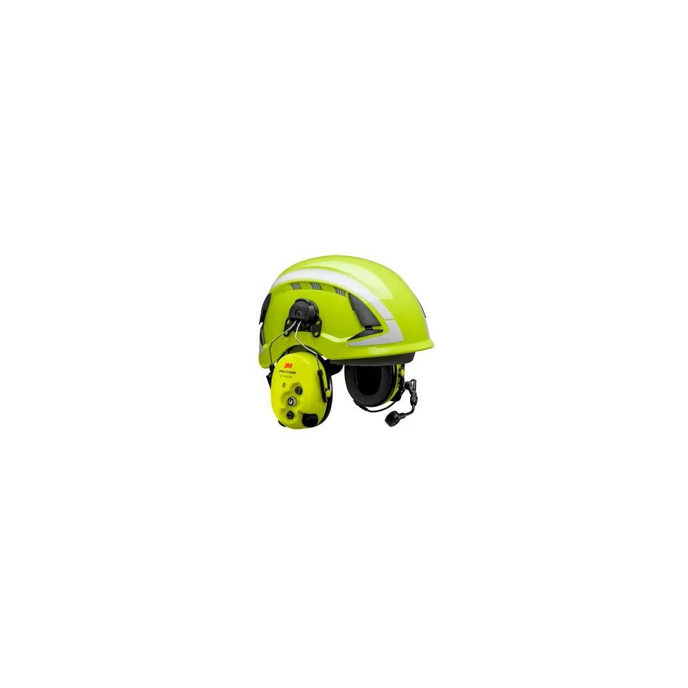 Cuffie auricolari SMT15H7P3EW56 3M, PELTOR, colore giallo fluo,  con attacco per elmetto