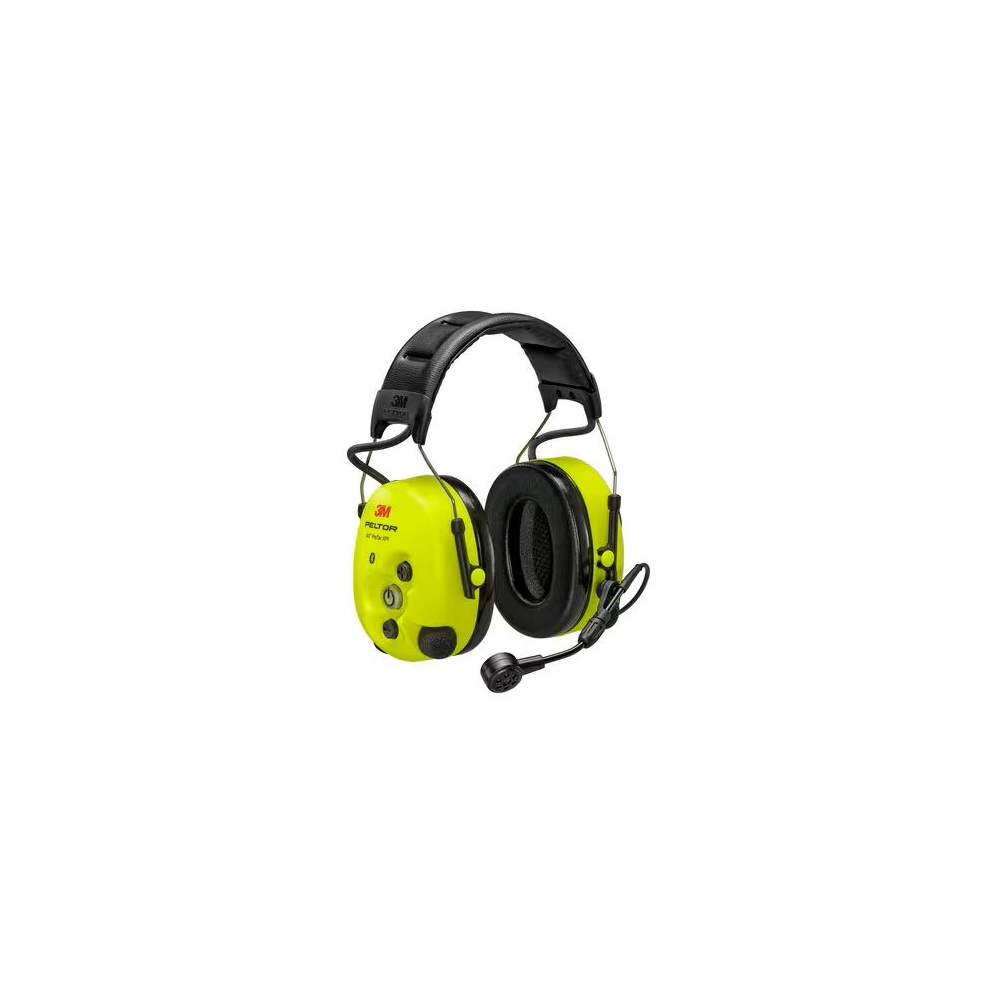 Cuffie auricolari SMT15H7AWS6 3M PELTOR, colore giallo fluo, con bardatura temporale