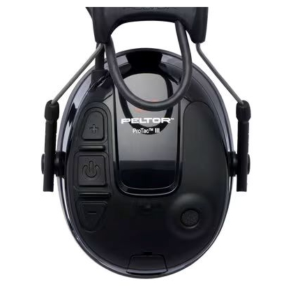 Cuffie auricolari SMT13H220A 3M PELTOR, colore nero, con  bardatura temporale
