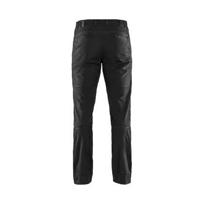 Pantalone, Blaklader, Service, resistente, ginocchia rinforzate,  dettagli riflettenti,grigio antracite, vista posteriore