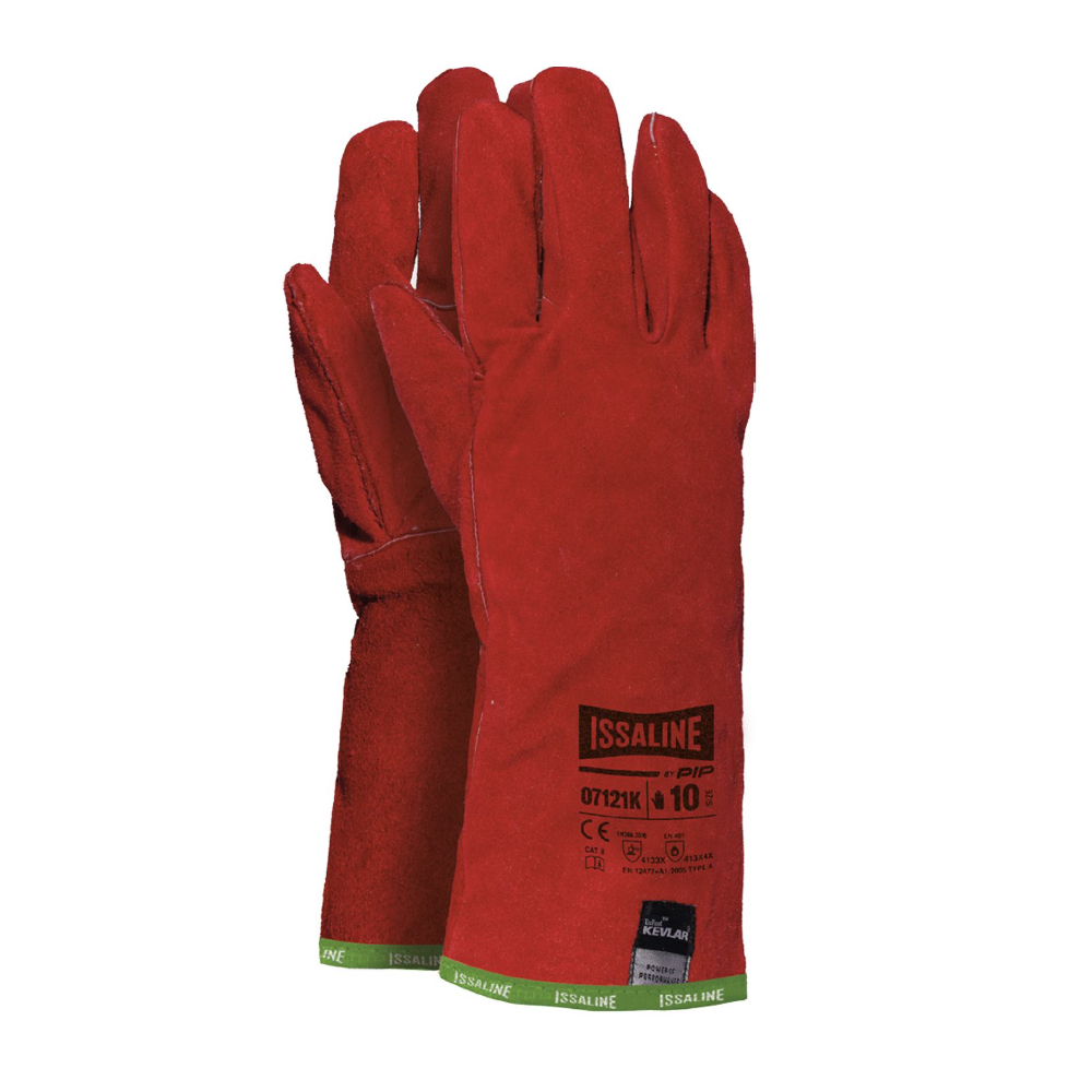 Guanto da Saldatura Issaline ISSA 07121K Rosso | Camposicuro