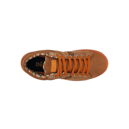 scarpe da lavoro, dike, S3, colore mattone, suola marrone, lacci marroni, idrorepellenti