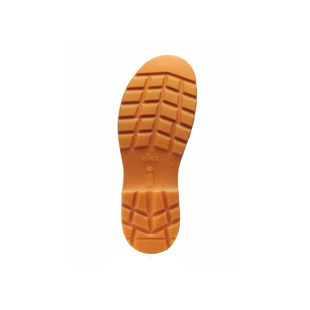 scarpe da lavoro, dike, S3, colore mattone, suola marrone, lacci marroni, idrorepellenti