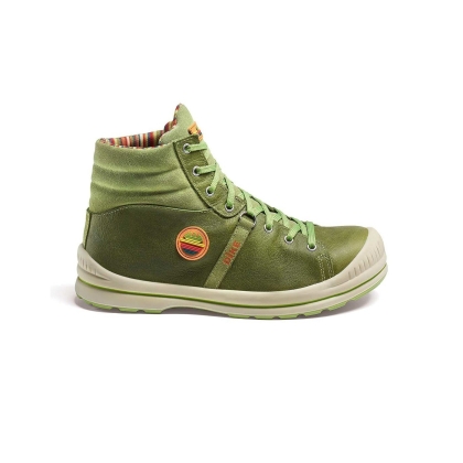 scarpe da lavoro, dike, summit sublime HH, S7, colore verde, lacci verdi suola verde