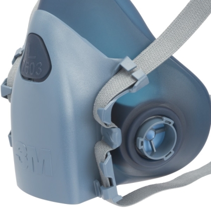 Semimaschera 3M, 7503, taglia L, riutilizzabili, con filtri intercambiabili, serie 7500, non indossata