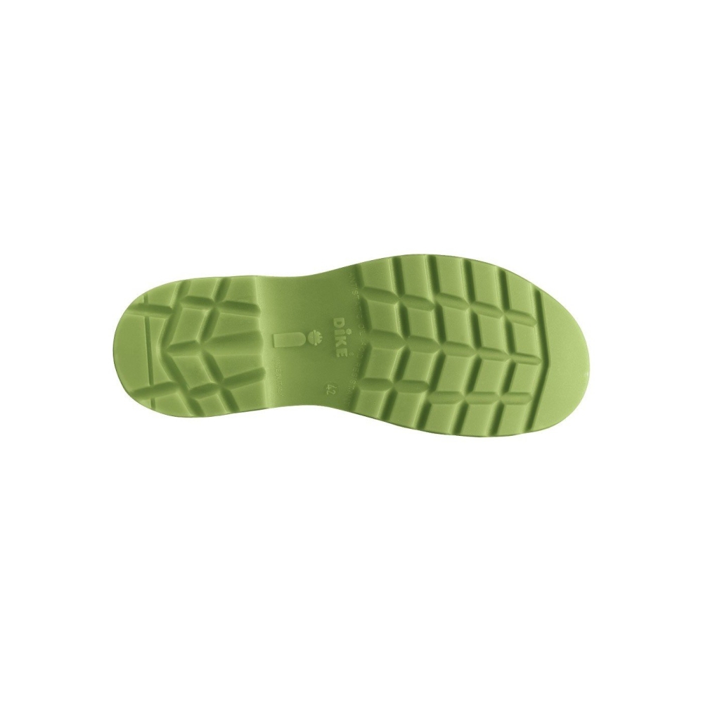 scarpe da lavoro, dike, summit sublime HH, S7, colore verde, lacci verdi suola verde