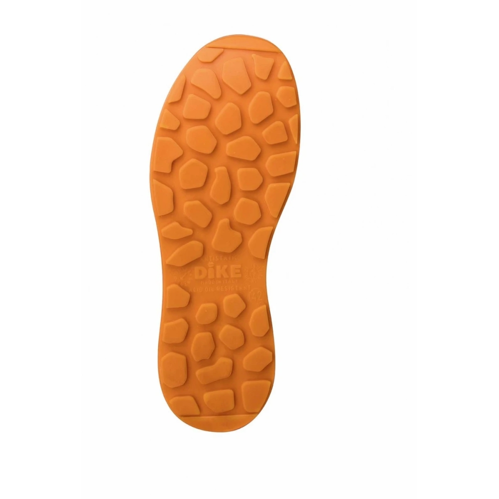 Scarpa da lavoro, dike, cross cyclon, S1P, colore bul, lacci marroni suola marrone, Tomaia in tessuto scamosciato