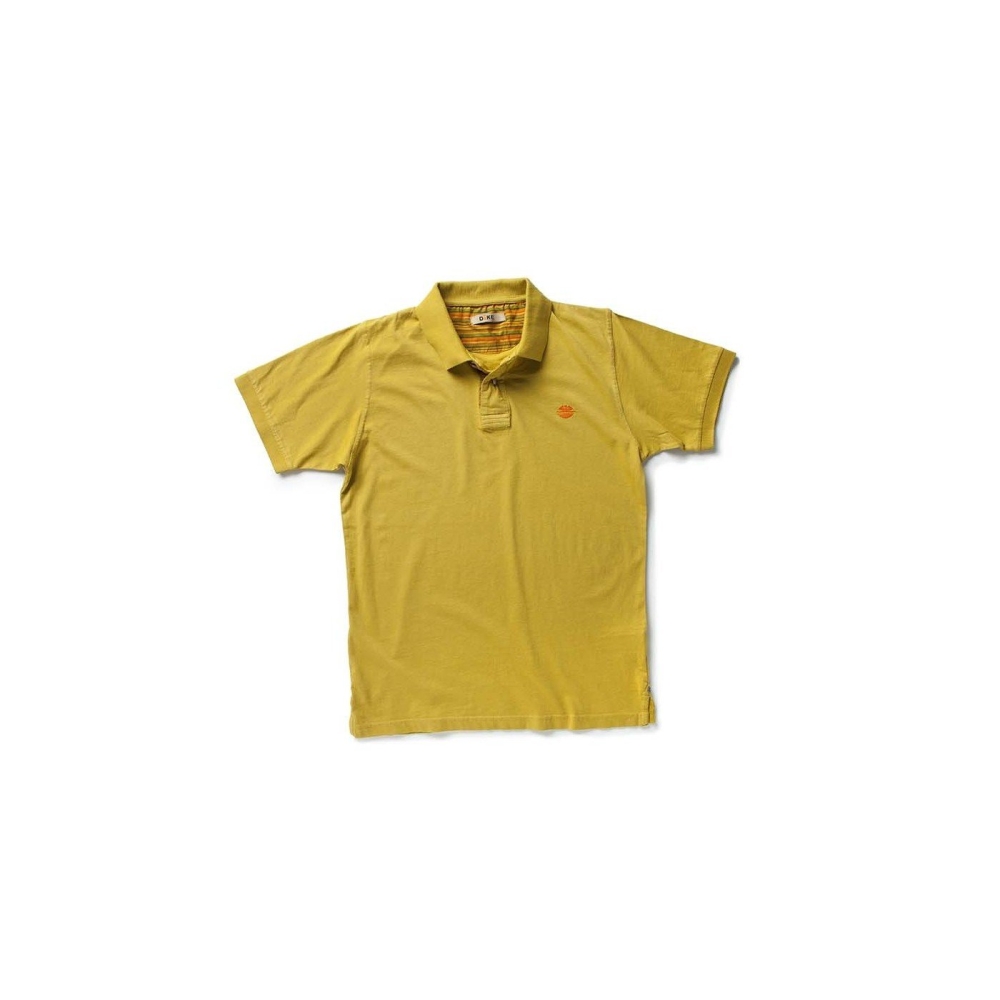 Polo Poise Ocra 92121 Dike, colore: ocra,  100% cotone.