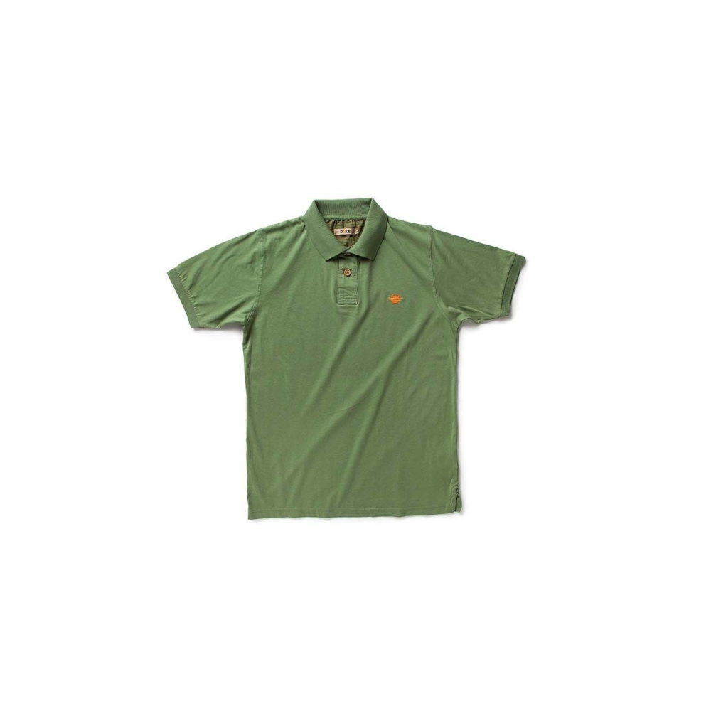 polo dike poise colore muschio,100% cotone, jersey, modello 92121