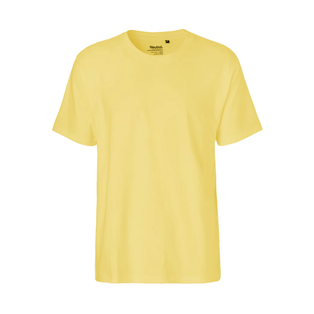 Shirt da lavoro, Neutral, SO60001,
Manica Corta, girocollo in 100% cotone organico, colore giallo