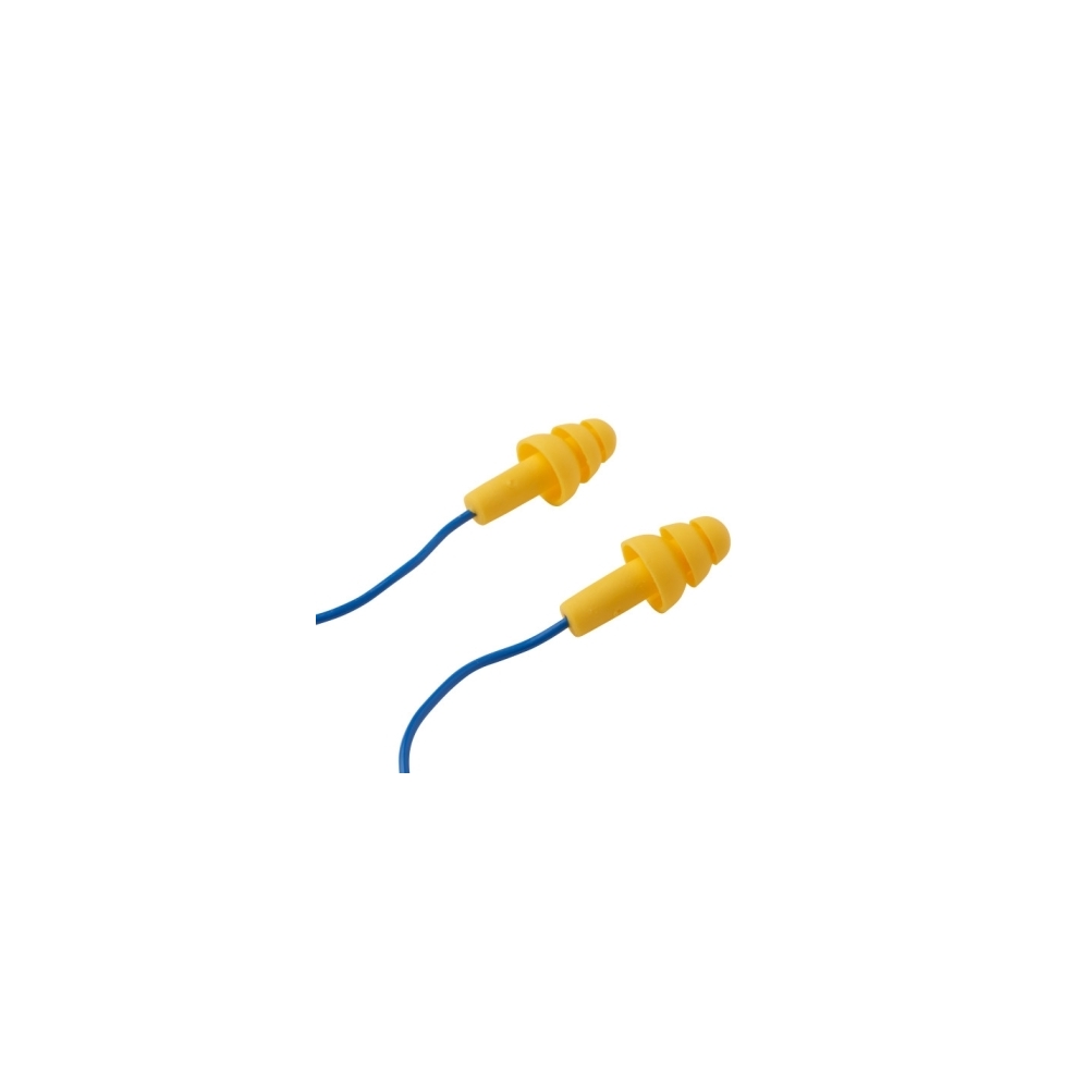 Inserti riutilizzabili 3M, UF-01-000,  gialli con cordicella blu.