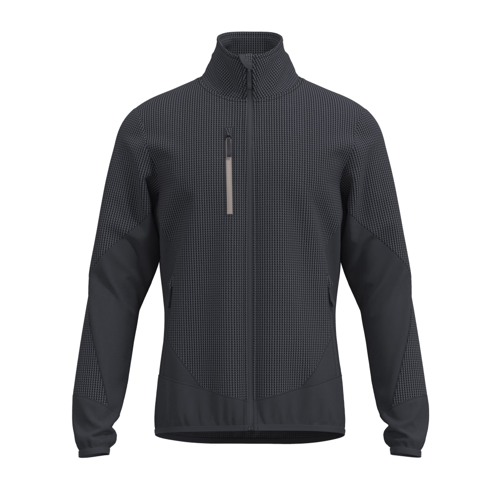 Felpa tecnica JRC linea Frontier, colore: blu, tessuto waffle.