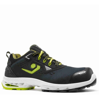Scarpe antinfortunistiche Lisbon, blu/lime.