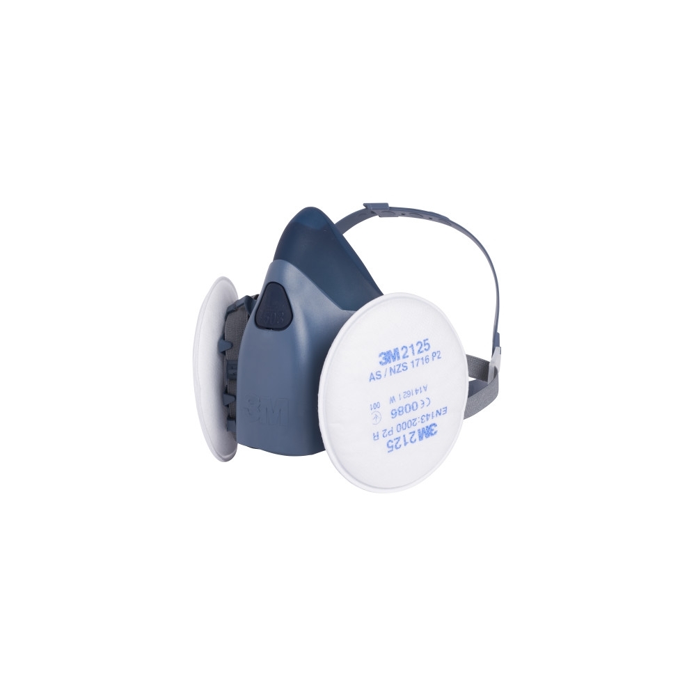 Filtro antiparticolato 3M, P2, 2125, con attacco a baionetta, guscio morbido, serie 2000, applicato su maschera