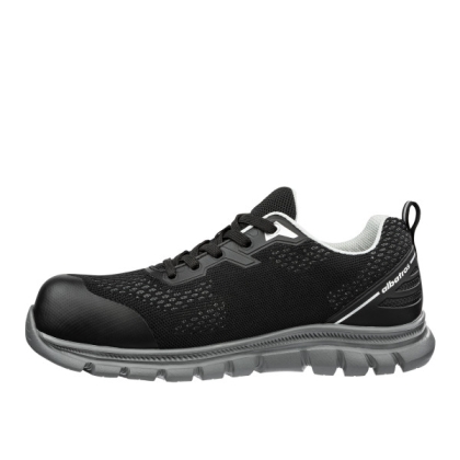 Scarpe antinfortunistiche Levitate Grey Albatros, colore: nero e grigio, tomaia SAFETY KNIT® , tessuto 3D.