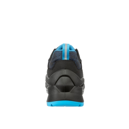 Scarpe antinfortunistiche Taraval Blue GH Low Albatros, colore: blu nero e grigio, tomaia SAFETY KNIT® Green.