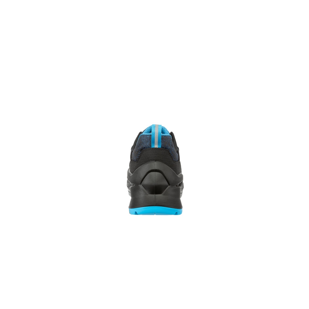 Scarpe antinfortunistiche Taraval Blue GH Low Albatros, colore: blu nero e grigio, tomaia SAFETY KNIT® Green.