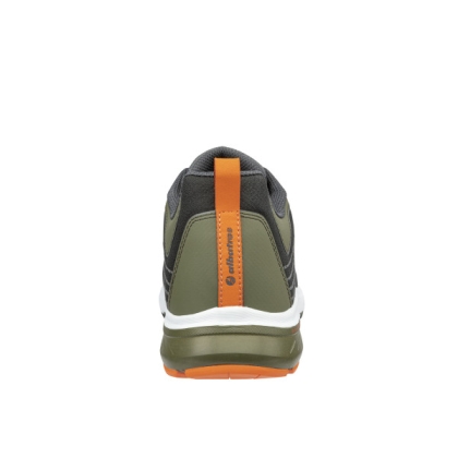 Scarpe antinfortunistiche Wave Impulse Albatros, colore: verde, nero, arancione e bianca, tessuto anti-abrasione.