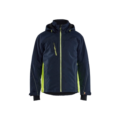 Giacca Imbottita Blaklader, blu/giallo, 100% poliestere Oxford laminato 200 g/m².