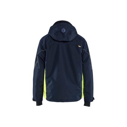 Giacca Imbottita Blaklader, blu/giallo, 100% poliestere Oxford laminato 200 g/m².