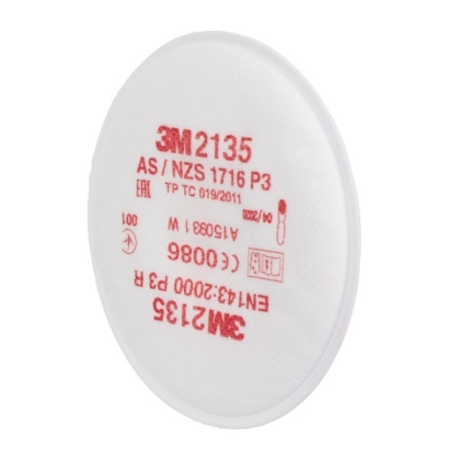 Filtro antiparticolato 3M, P3, 2135, con attacco a baionetta, guscio morbido, serie 2000