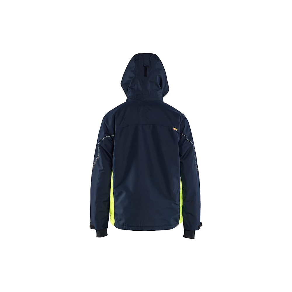 Giacca Imbottita Blaklader, blu/giallo, 100% poliestere Oxford laminato 200 g/m².