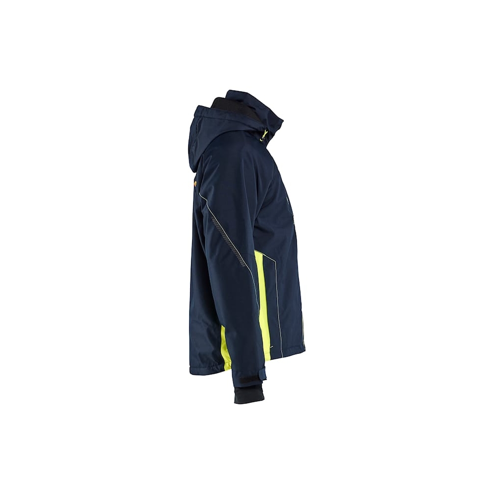 Giacca Imbottita Blaklader, blu/giallo, 100% poliestere Oxford laminato 200 g/m².