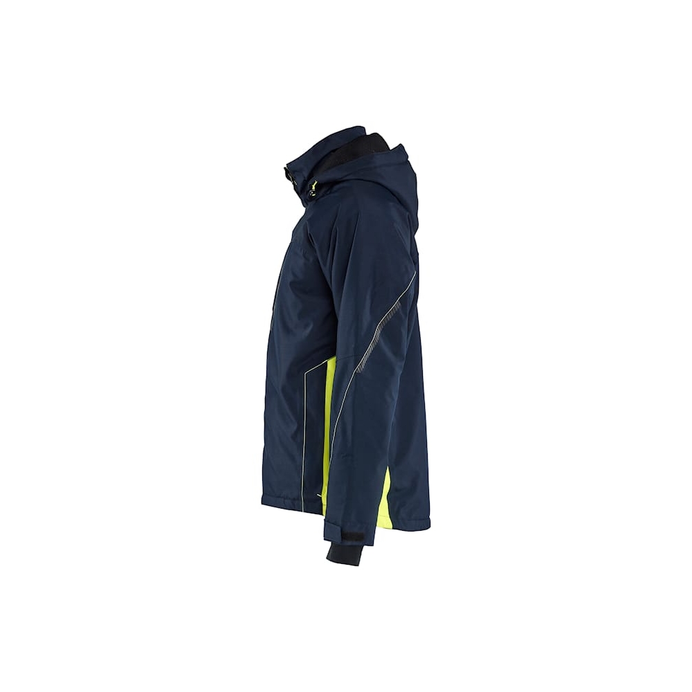 Giacca Imbottita Blaklader, blu/giallo, 100% poliestere Oxford laminato 200 g/m².