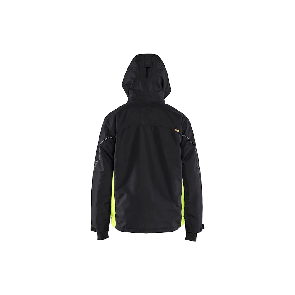 Giacca Imbottita Blaklader,  nero/giallo, 100% poliestere Oxford laminato 200 g/m².