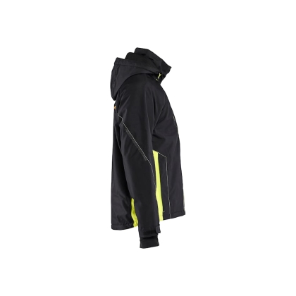 Giacca Imbottita Blaklader,  nero/giallo, 100% poliestere Oxford laminato 200 g/m².