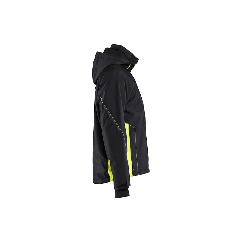 Giacca Imbottita Blaklader,  nero/giallo, 100% poliestere Oxford laminato 200 g/m².