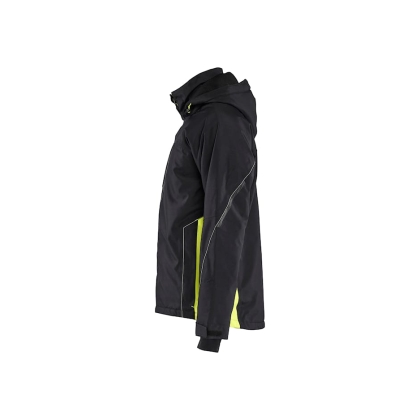 Giacca Imbottita Blaklader,  nero/giallo, 100% poliestere Oxford laminato 200 g/m².