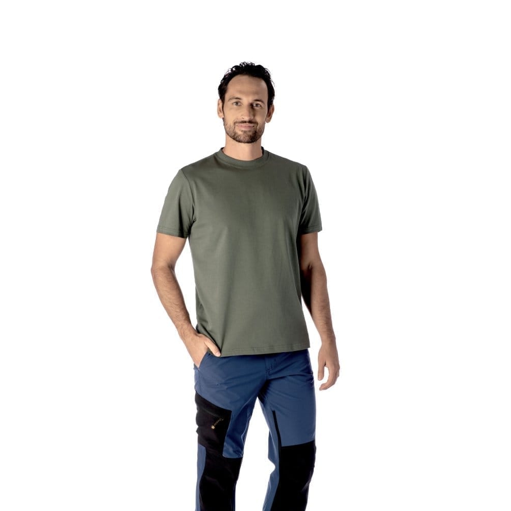 T-Shirt Milano D-Force, colore: verde, 100% cotone pettinato (160 g/m²).