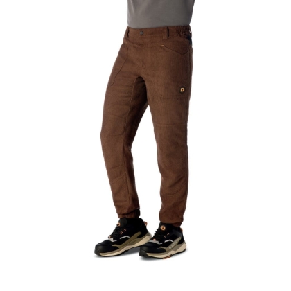 Pantalone in velluto Trieste D-Force, marrone, 100% poliestere (220 g/m²).