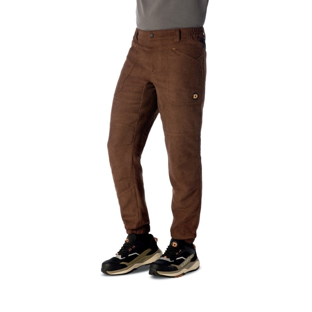 Pantalone in velluto Trieste D-Force, marrone, 100% poliestere (220 g/m²).