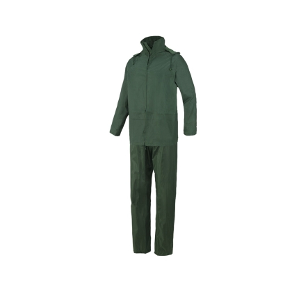 Completo Nylon Spalm. Pvc Issaline, colore: verde, poliestere spalmato di PVC.
