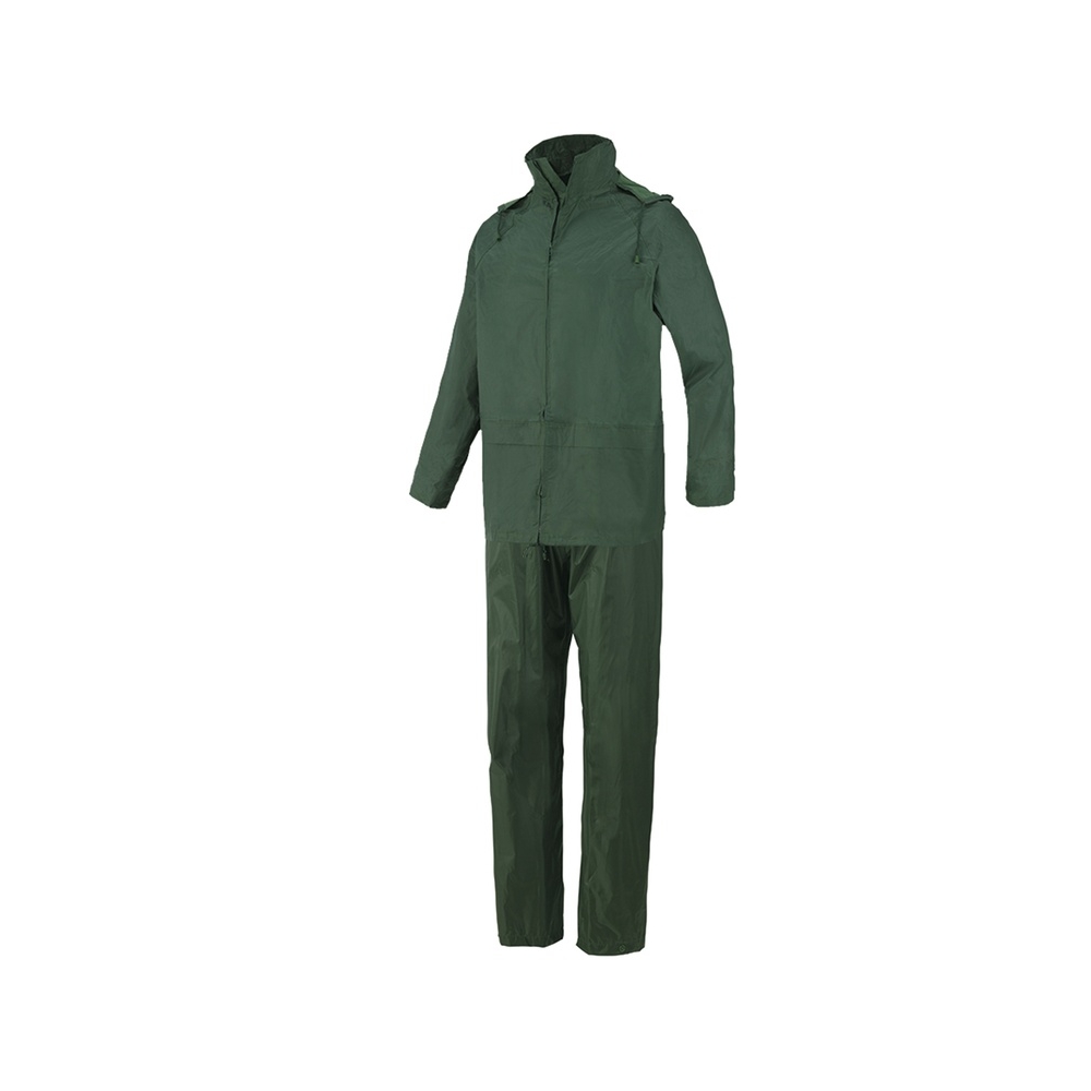 Completo Nylon Spalm. Pvc Issaline, colore: verde, poliestere spalmato di PVC.