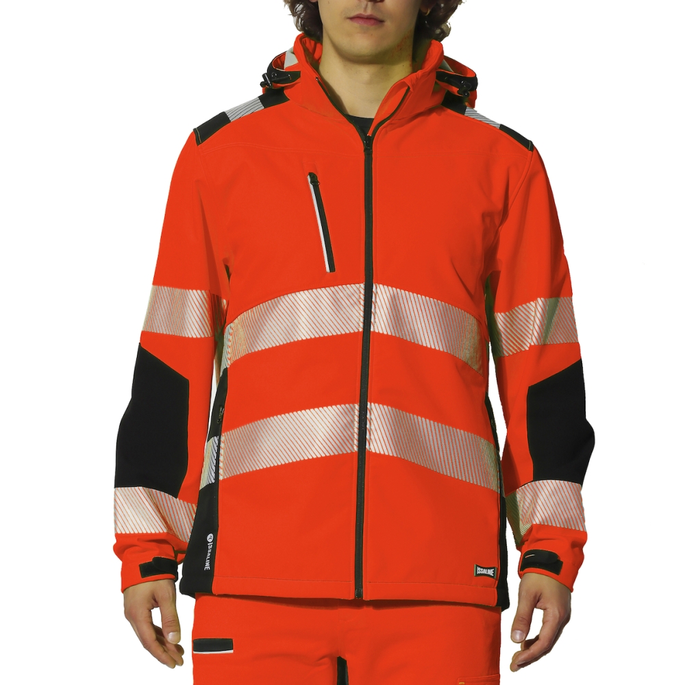 Giacca Flexia AV Issaline, colore nero/arancione,100% poliestere.