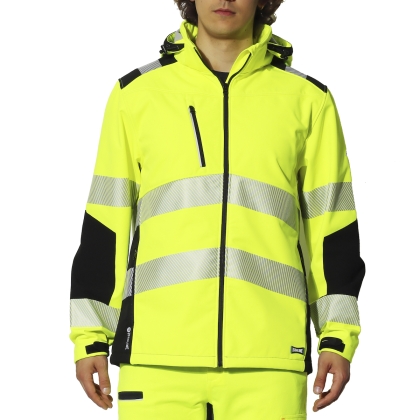 Giacca Flexia AV Issaline, colore nero/giallo,100% poliestere.