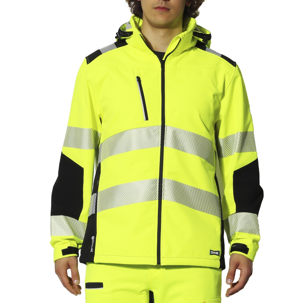 Giacca Flexia AV Issaline, colore nero/giallo,100% poliestere.