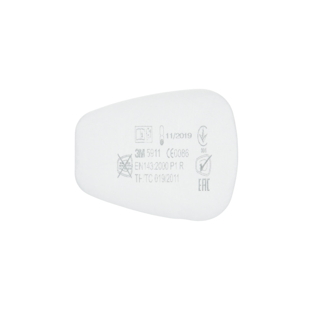 Filtro antiparticolato 3M, P1, 5911, guscio morbido, serie 5000