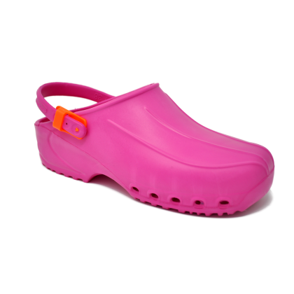 Zoccoli XBlue Light, rosa, dotato di foro di aerazione, anatomico, antiscivolo e antistatico. rosa