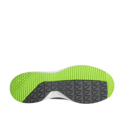 Scarpe antinfortunistiche Slide Grey/Green Puma,  materiale sintetico.