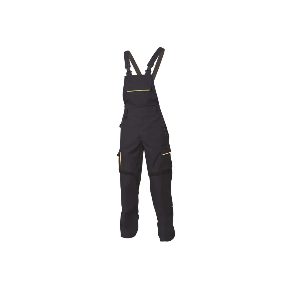 Salopette Explorer Siggi SIG62SA0054, colore nero, 65% poliestere e 35% cotone