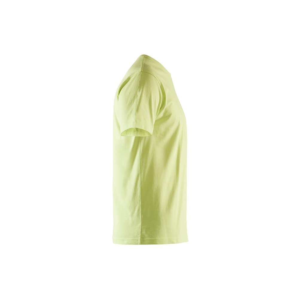 T-shirt, Blaklader, 3525, colore verde lime, 100% cotone, cuciture rinforzate