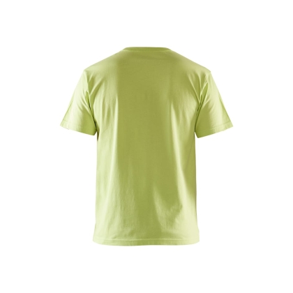 T-shirt, Blaklader, 3525, colore verde lime, 100% cotone, cuciture rinforzate