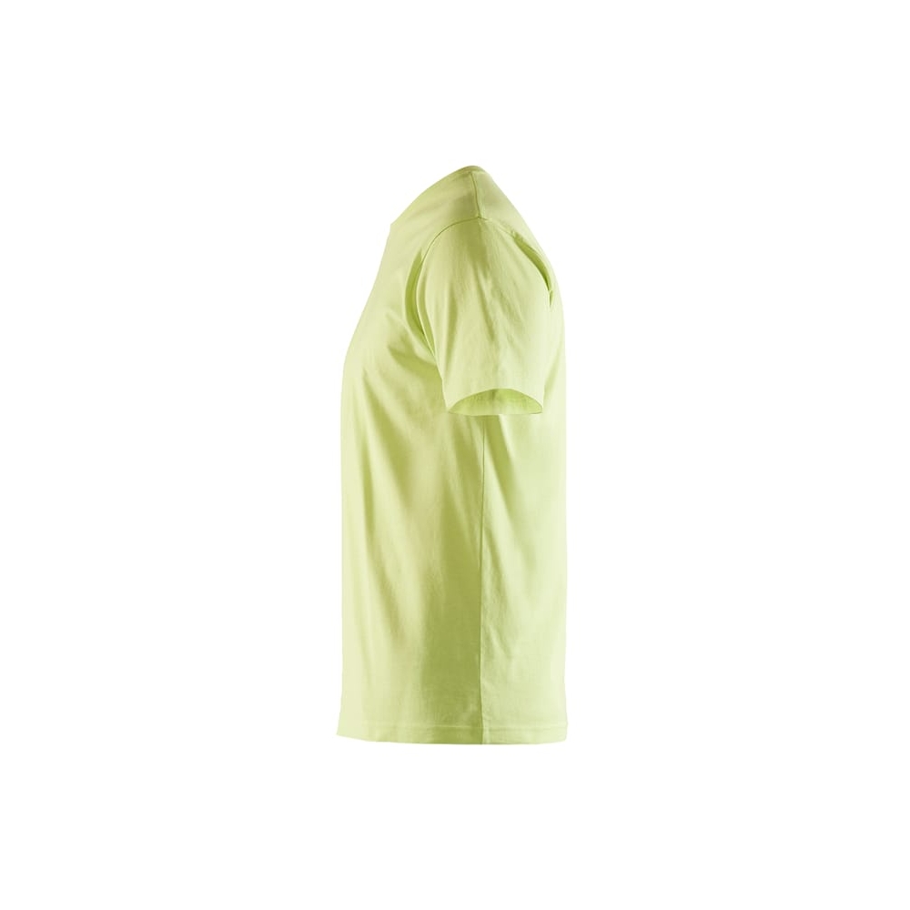 T-shirt, Blaklader, 3525, colore verde lime, 100% cotone, cuciture rinforzate