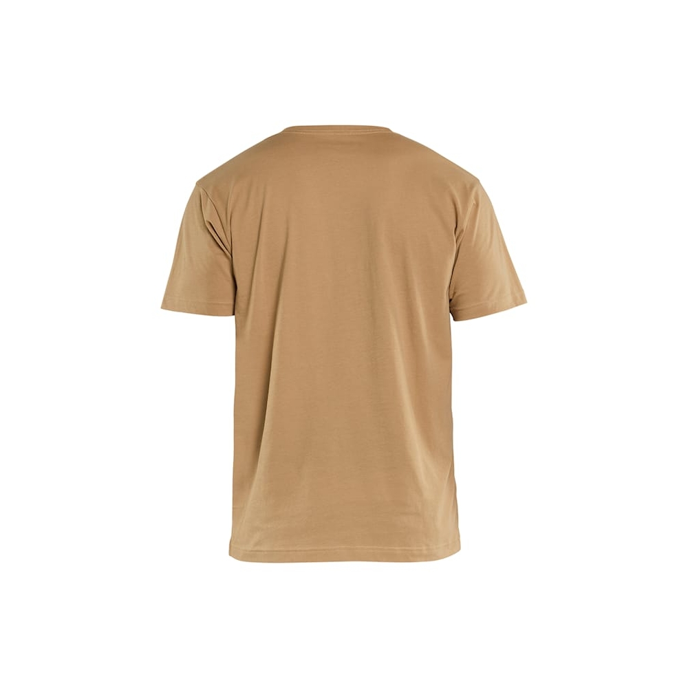 T-shirt, Blaklader, 3525, colore marrone, 100% cotone, cuciture rinforzate